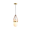 Milky White Glass Chandelier Pendant Light for Bedroom Living Room | Ljojo