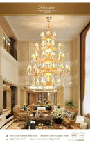 European Jade Lamp Crystal Pendant Lights French LED for Luxury Grand Hotel Staircase by Ljojo
