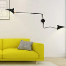 French Designer Long Arm Wall Sconce Lamp Rotary Led Light by Ljojo for Living Room Bedroom