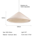 Nordic Fabric Pendant Lamp Chandelier for Living Dining Room by Ljojo