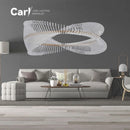 Nordic Modern Luxury Circle Chandelier Lighting Fixture for Bedroom Dining Living Room by Ljojo
