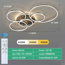 Ljojo Nordic Simple Acrylic LED Ceiling Light for Bedroom Living Room, Home Decoration Lighting Fixtures