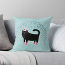 Cute Cat Decorative Pillow Case Cover for Modern Living Room Sofa by Ljojo