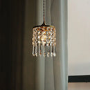 French Crystal Chandelier Luxury Bedroom Bedside Pendant Lighting by Ljojo - Copper Hanging Lamp