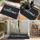 Ljojo Low Profile Welcome Mat - Indoor & Outdoor Non-Slip Door Mat