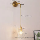Ljojo LED Wall Lights Bar Clear Glass Bedside Lamp Stair Light Fixtures