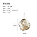 Ice Cube Lava Chandelier Pendant Light Adjustable Three Colors Modern Restaurant Bar Bedroom by Ljojo