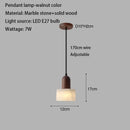 Led Pendant Lamp Wabi Sabi Style Chandelier Marble Stone Bedroom Hanging Ceiling Light Ljojo