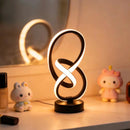 Ljojo LED USB Dimmable Bedside Lamp for Bedroom & Living Room