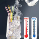 Glass Straws Set for Smoothies & Cocktails - Ljojo Eco-Friendly Reusable Straws