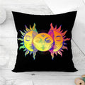 Ljojo Mandala Sun Moon Pillowcase: Bohemian Sofa Cushion Cover