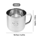 Ljojo Kids Stainless Steel 300ML Drinking Cup with Handle