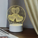 LED Heart Night Light - USB Romantic Desk Lamp for Proposal, Wedding, Mother's Day, Father's Day by Ljojo