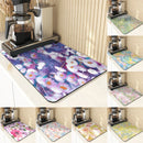 Floral Pattern Kitchen Coasters Set by Ljojo