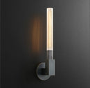Ljojo Loft America Country LED Wall Lamp in Copper Glass for Bedroom, Living Room, Bathroom