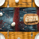Ljojo Maple Road Lights Table Runner for Kitchen Dining Decor