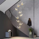 Butterfly LED Wall Lamp Indoor Lighting by Ljojo - Elegant Bedroom Decoration Pendant Light Fixture