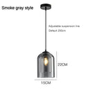 Ljojo Luxury Double Glass Wall Lamp: Modern Nordic Design for Home, Restaurant, or Staircase