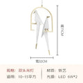 Ljojo Nordic Crane & Bird Lantern Standing Lamps | Creative Study Bedroom Decor