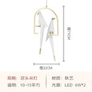 Ljojo Nordic Crane & Bird Lantern Standing Lamps | Creative Study Bedroom Decor
