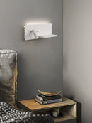 Ljojo LED Wall Light with USB Wireless Phone Charging - Modern Multifunction Home Decor