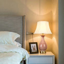 LED Glass Table Lamp Romantic Bedroom Night Light Home Decor - Ljojo