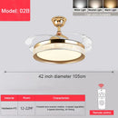 Modern Luxury Invisible Mute Ceiling Fan Lights for Home Decor by Ljojo