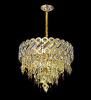 Ljojo Gold Modern Chandelier Crystal Lamp | Luxury Round LED Light Fixture
