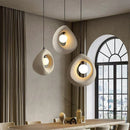Ljojo Minimalist Led Pendant Light Retro Restaurant Chandelier for Living Room