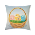 Easter Rabbit Eggs Design Linen Pillowcase - Ljojo Brings Spring Joy