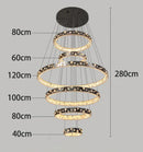 Ljojo LED Chandelier for Modern Dining Room - Indoor Ceiling Lighting