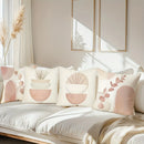 Geometric Leaf Pattern Pillow Cover for Bohemian Home Decor - Ljojo