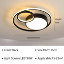 Minimalist Ring LED Ceiling Lamp for Bedroom | Modern Indoor Lighting Fixture by Ljojo