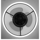 LED Ceiling Fan Light with Remote 6-speed Dimming for Bedroom Living Room Ljojo