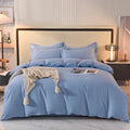 Ljojo 2024 Luxury Cotton Thickened Solid Color Four-Piece Set