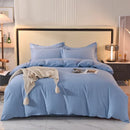 Ljojo 2024 Luxury Cotton Thickened Solid Color Four-Piece Set