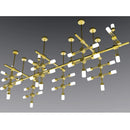 Italian LED Linear Pendant Chandelier Ljojo: Modern Home Dinning Lighting Fixture Study Bedroom Decor