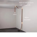 Italy Designer Belt Led Pendant Lights Dimmable Marble Luxury Chandelier by Ljojo for Home Decor Lighting