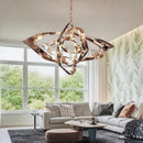American Art Pendant Lamp Light For Dining Room Living Room Bar Kitchen | Creative Hanging Chain Lamps Chandelier by Ljojo