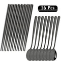 Ljojo 16-Piece Rainbow Stainless Steel Tableware Set with Dinner Spoons, Chopsticks, and Cutlery