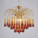 French Vintage Teardrop Glass Chandelier for Classic Dining Room by Ljojo