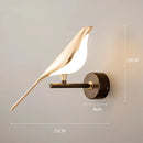 Bird Wall Lamp Modern Nordic LED Magpie Sconces Indoor Lighting for Bedroom Ljojo