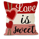 Ljojo Love Print Pillowcase - Romantic Sweet Home Decor & Gift