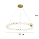 Modern LED Chandelier for Living Room Nordic Dining Room Pendant Lamps by Ljojo