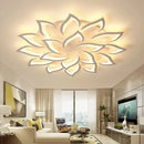 Ljojo Luxury Acrylic LED Ceiling Lamp Remote Dimming for Modern Living Room