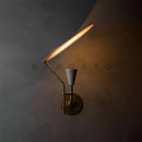 Adjustable LED Wall Lamp Sconce for Reading Bedroom Living Room Study, Ljojo Brass Lights