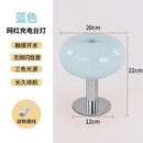 Ljojo Rechargeable Glass Desk Lamp Dimmable Night Light Wireless - Elegant Table Lamp