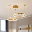 Nordic Luxury Design LED Crystal Chandelier for Home Decor by Ljojo