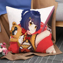 Genshin Impact Anime Pillowcase Cushion Cover 45x45 for Sofa - Ljojo