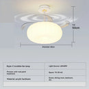 Children LED Ceiling Fan Light | Modern Eye Protection Pendant Lamp by Ljojo